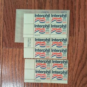 USPS Interphil 1976 13 Cent Stamp Bundle International Philatelic Expedition